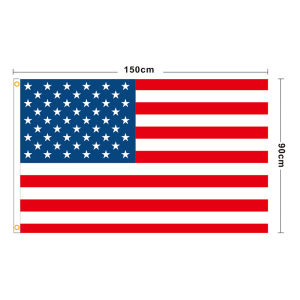 3*5 Feet America Flag Thickened Polyester America National Flag United States USA Stars Stripe Flag