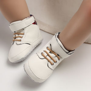 Gao Bang Newborn Baby Shoes Soft Cotton Anti Slip Toddler Infant Boys Girls Sneakers PU 6-12 months