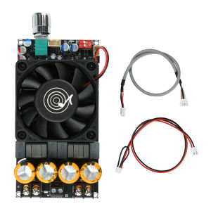 Diymore บอร์ดขยายกำลังไฟ DC 18-50V ZK-3002 2Gบอร์ดขยายกำลังสัญญาณของแท้300W + 300W ช่องสัญญาณคู่/600W TPA3255ชิปเครื่องขยายเสียง