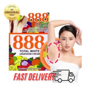 Original 888 Total White Whitening Underarm Whitening Cream Lotion and Soap Made in Thailand