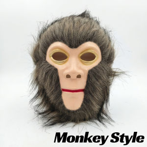 Halloween Monkey Style Mask With Hair PP Costume Accessory For Carnival Parties And Costume Events