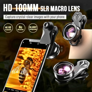RAJA APEXEL Lensa Kamera HP Smartphone Macro Lens Universal HD 100mm - APL-HB100mm