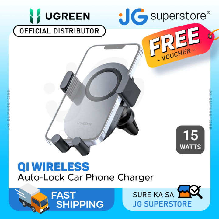UGREEN 15W Fast Charging QI Wireless Car Charger Air Vent Phone