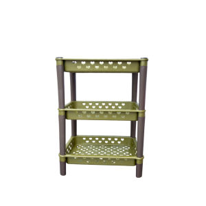 LOVINA RAK MINI 3 SUSUN PLASTIK SERBAGUNA MOTIF LOVE - RAK BUMBU DAPUR - RAK KOSMETIK