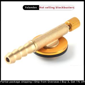 [Yolandas] Stainless Steel Camping Gas Stove Switching Charging Inflatable Valve Adapter
