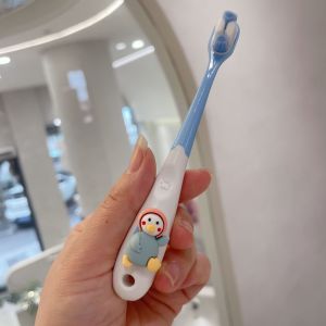 Baby With Case Eco-Friendly Kids Toothbrush Baby Little Dinosaur Teeth Care
