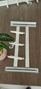 thanh cửa chớp gió cửa bướm chớp lá sách cao cấp bộ 10 lá chớp 2 tay cầm đống mở ghép từ 2 bộ 5 lá chớp cao 1425mm màu trắng/đen ( lưu ý đây chỉ là phụ kiện ao gồm thanh chớp lật 2 bên chưa bao gồm khung và kính )