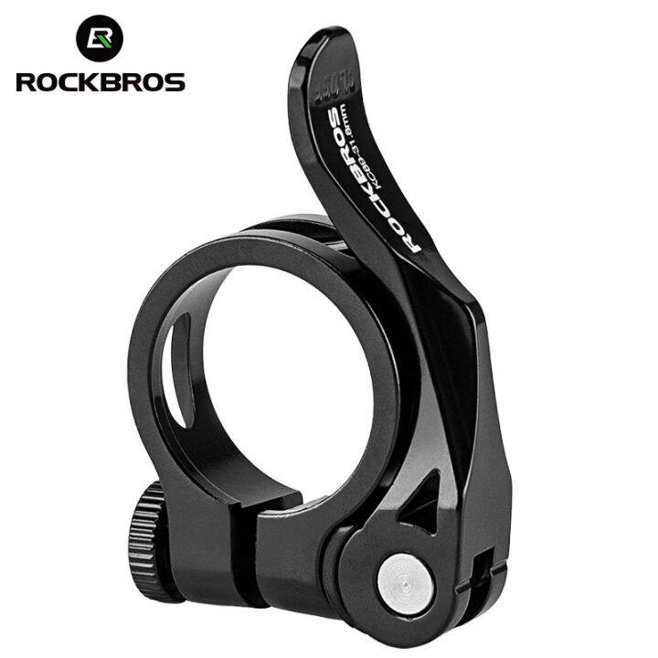 Rockbros Road Bike Mtb Seatpost Clamp Mm Aluminum Alloy Quick Release Bicycle Seatpost