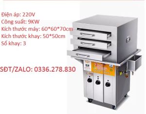 Máy làm bánh cuốn 3 khay 50*50 Thiết Bị Phục Vụ Nồi Hấp Cơm Cuộn Châu Á  Máy Hấp Cuộn Cơm Cuộn Khí. Hàng nhập khẩu bảo hành 12 tháng