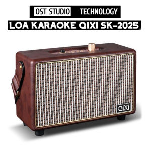 Loa Bluetooth Qixi SK-2025. Âm Thanh Hay Siêu Đỉnh Tích Hợp Cổng Micro 6.5 Karaoke Micro Không Dây. Loa Bluetooth SK2025