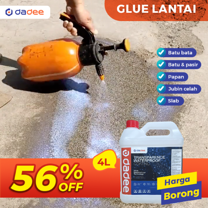 Promotion:%E3%80%90%2055%25%20off%20%E3%80%91DaDee%20Waterbase%20Floor%20Glue%20(4L)%20%7C%20Glue%20Lantai%20-%20Image%202