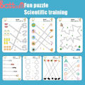 Magical Tracing Book For Kids Early Educational Toys For Kids Workbook Logical Thinking Control Erasable Pen Copybook Practice Drawing Book. 