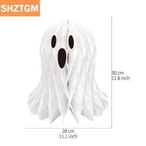 [COD] SHZTGM ตกแต่งรังผึ้งผีฮาโลวีนธีมฮาโลวีนปาร์ตี้เดสก์ทอปตกแต่งรังผึ้งบรรยากาศสำหรับตกแต่งบ้าน