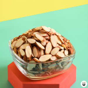 Big Nuts Almonds Slice Dehydrated (Unsalted) 500g Value Pack - Halal Certified