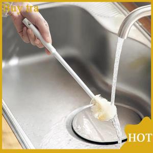 [Buytra] แปรงทำความสะอาดถ้วยด้ามจับยาวขวดซิลิโคนทำความสะอาดขวดนมแก้วไวน์แก้วที่ใช้ในครัวเรือนแก้วชาแก้วกาแฟแปรงกาน้ำชา