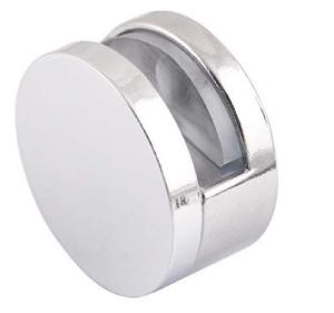 4Pcs Glass Mirror Clip Round Shape Wall-Mounted Mirrors Bracket Glass Bathroom Mirror Brackets Fixed Holder