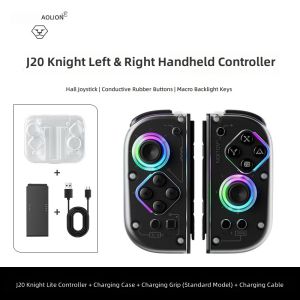 AOLION J20 Hall Joy-con Gamepad for NS2/Switch OLED/Switch NFC HD Shake Lite Left and Right Split Game Controller