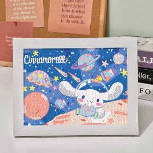 Diamond Painting Set Sanrio 5D DIY Diamond Painting Cartoon Mosaic Anime Kuromi Cinnamoroll DiamondKit Full Round Home Decoration Gift Diamond Painting Toy