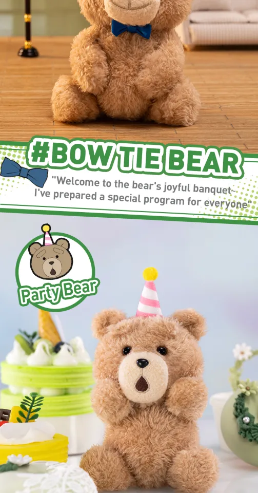 ted2 テディベア Action plush pendant ぬいぐるみ Ted2 Teddy Bear Action Plush Pendant - POP MART (Netherlands)