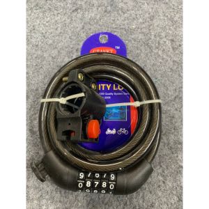 Khóa Dây Lock 5 Số Siêu Chắc Chắn Siêu Bền Gắn Cốt Yên Xe Đạp