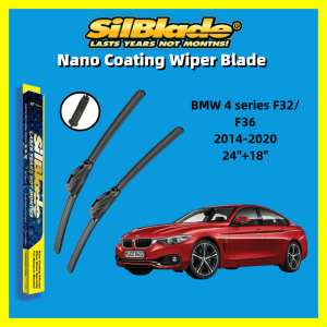 💧SILBLADE💧BMW 4 series F32 F36 (2014-2020) Nano Coating Silicone Wiper Blade
