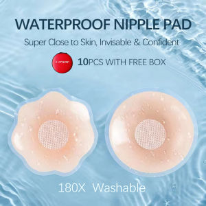 3/5Pairs Nipple Silicon Pad waterproof nipple tape washable bra pad adhesive silicone cup bra with case silicon nipple cover nipless tape bra tape bra for women washable breast bra adhensive invisiable nipple cover for swimming beach nipple cover bra