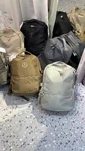 2026lulu New NewCrew22L Backpack school bag travel bag yoga and fitness waterproof bag for men and women