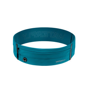 WATERFLY Running Belt Fanny Pack Slim Elastic Sport Workout Waistband for Men and Women Jogging Runner Phone Holder Belt Marathon Jogger Waist Bag