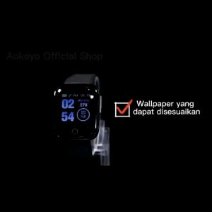 Jam Tangan Pintar 116 Plus Olahraga Terbaru Sensor Detak Jantung Bluetooth Fitness Tracker Anti Air Free Box