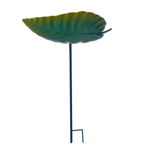 Wildlife Bird Bath Bowl with Ground Iron Garden Wildlife Decoration with Removable Bath Bowl