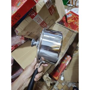 Hàng Thanh Lý Lõi Nhẹ Nồi 20CM quấy khuấy bột nấu cháo nấu mì - Inox 304 Nguyên Khối Cao Cấp/hàng xuát pháp
