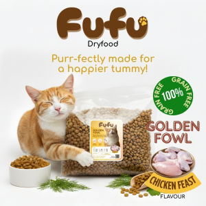 Ikanesia- Makanan Kucing Fufu Dry Food Grain Free