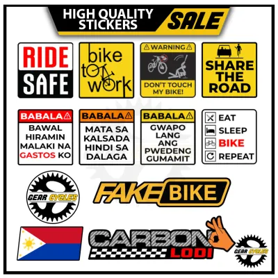Bike Stickers Water Proof High Quality Mountain Road Bike MTB Bicycle Scratch Proof Decal Sticker