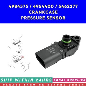5462277 4984575 4954400 CRANKCASE PRESSURE SENSOR 5WK96806 904-7119 [LIMITED STOCK. READY TO SHIP WITHIN 24HRS.] FOR ENGINE PART