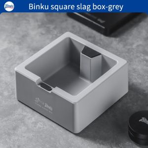 BINCOO Square Coffee Grounds Knocking Box Large Capacity Grounds Bucket