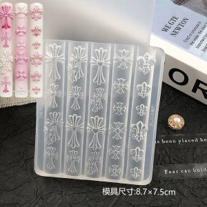 Khuôn silicon thánh giá - Làm móng học nail