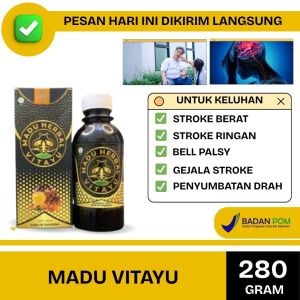 Madu VITAYU 100% Original Obat Stroke Sebelah Kanan Kiri Penyumbatan Pembuluh Darah & Kolestrol Paling Ampuh