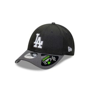 New Era หมวกรุ่น Los Angeles Dodgers Repreve® 2-Tone Graphite Visor Black 9Forty Cap