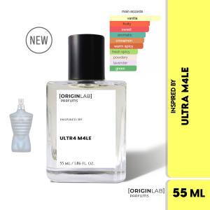 OriginLab - inspired ULTRA MALE Perfume for Men OriginLab parfums 30% Oil Fragrance Concentration Scent for Him travel size hypoallergenic