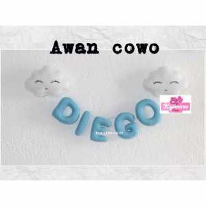 banner nama anak karakter awan bisa request nama