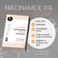 Be Organic Niacinamide + AHA Glow Soap For Brightening 110g. 