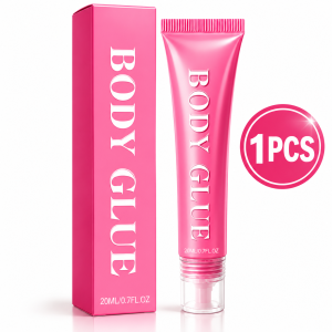 Body Glue Special Skin Adhesive 12H Long Lasting Sweat Resistant Invisible Clothing Fix Glue 20ml