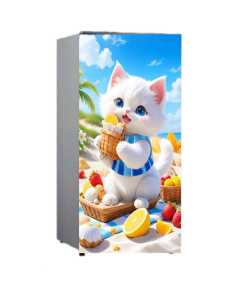 Stiker Kulkas 1 Pintu Ukuran 120 x 60 Bagian Depan Saja ( COD )piliang store