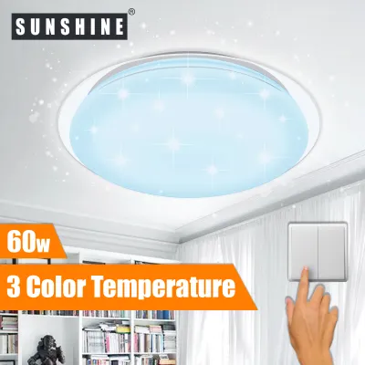 SUNSHINE C-TYPE LED Ceiling Light Bedroom Living Room Modern Panel lamp Remote Control Surface Mounted LED Ceiling Lamp