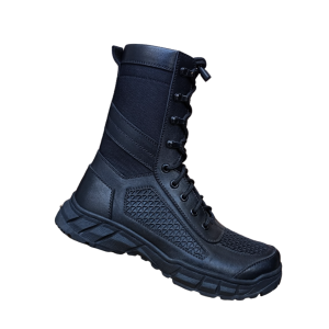 Sepatu PDL Dinas Lapangan Sarang Tawon Hitam Doff Tali Biasa MTG004 Mountang Tactical Gear