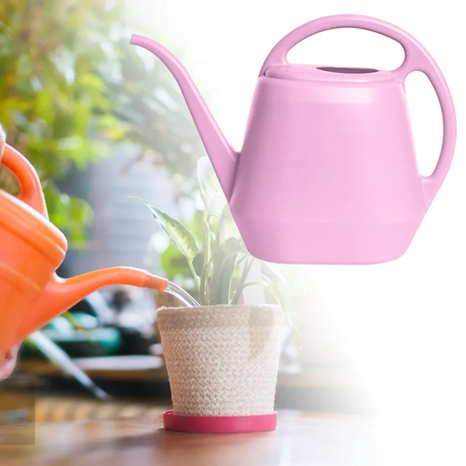 Fityle 4L Watering Can, Watering Pot, Modern, Portable, Long Spout Watering  Can for House Plants Indoor Outdoor Bonsai Garden Flower