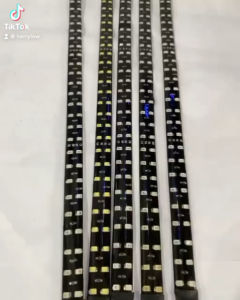 LAMPU LED STRIP RUNNING FLEXIBEL 54LED 30CM WATERPROOF