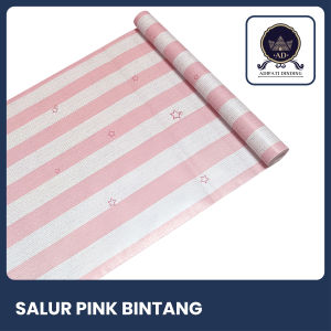 Adipatidinding - Wallpaper Dinding Motif Salur Pink Bintang Ukuran 45 Cm x 10 Meter Wallpaper Stiker Dinding Motif Salur Pink Bintang Wallstiker Motif Salur Pink Bintang Dekorasi Dinding Dekorasi Rumah Dekorasi Ruang Tamu Dekorasi Kamar Tidur