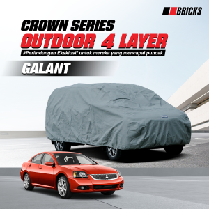 4 Layer Cover Galant Hiu Leke Sigma Sarung Mobil Super Outdoor Anti UV & Waterproof BRICKS