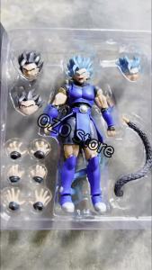 Hot Shf Legends Shallot Anime Action Figure Super Saiyan Blue Figurine Collectible Desktop Decoration Toys Gift